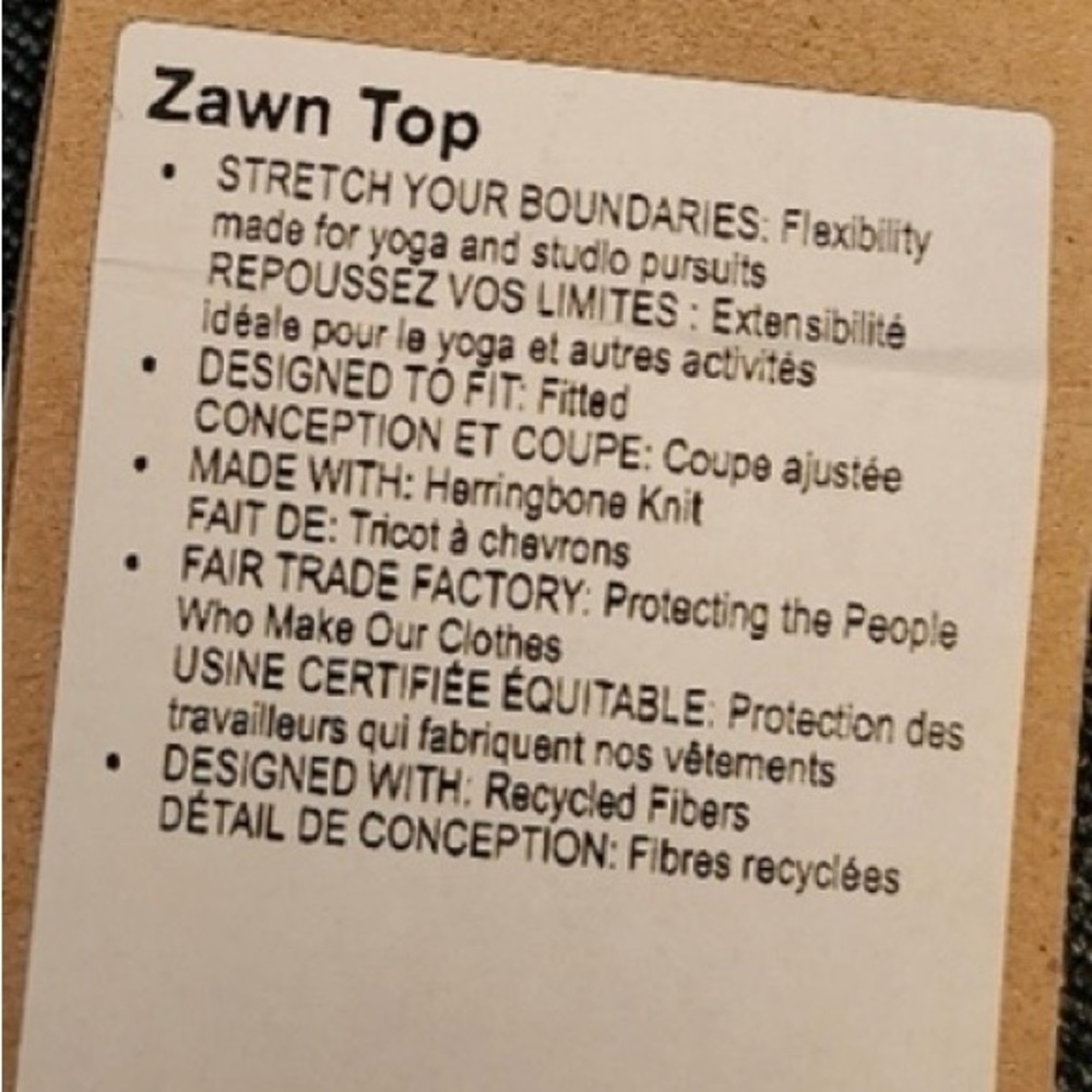 Prana Herringbone Patterned Gray Zawn Top - image 8